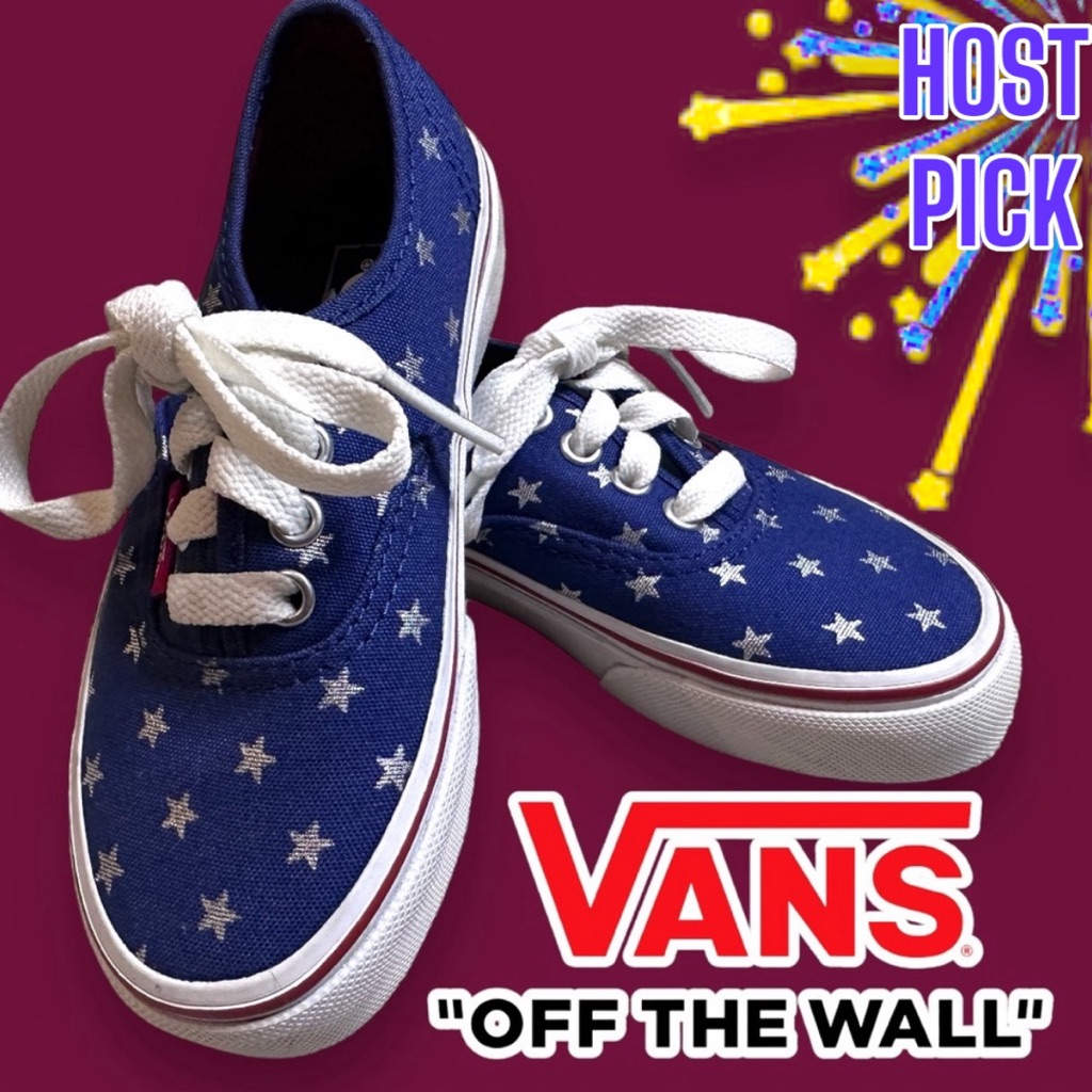 Host Pick! Nwob Vans Authentic “Studded Stars” Design Sneakers. Kids 10k